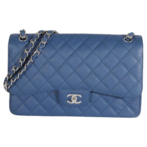 chanel 18c matte caviar|Chanel 18C Navy Caviar Jumbo Classic Double Flap Bag.